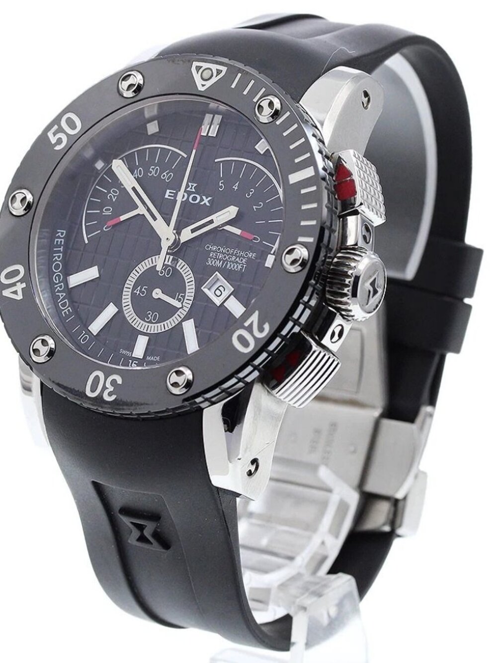 EDOX Class One Chrono Offshore Retrograde 01502 Quartz Men's Watch_905815